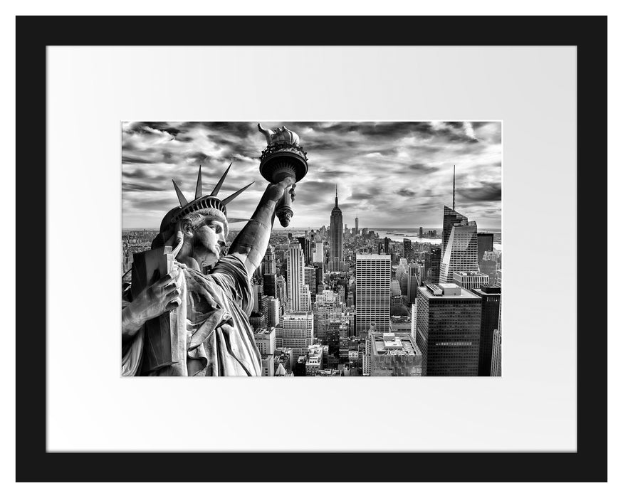 Freiheitsstatue in New York Passepartout 38x30