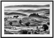 Toskana Landschaft Passepartout 100x70