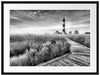 Leuchtturm im Nebel Passepartout 80x60