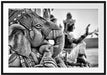 Elefantengottheit in Thailand Passepartout 100x70