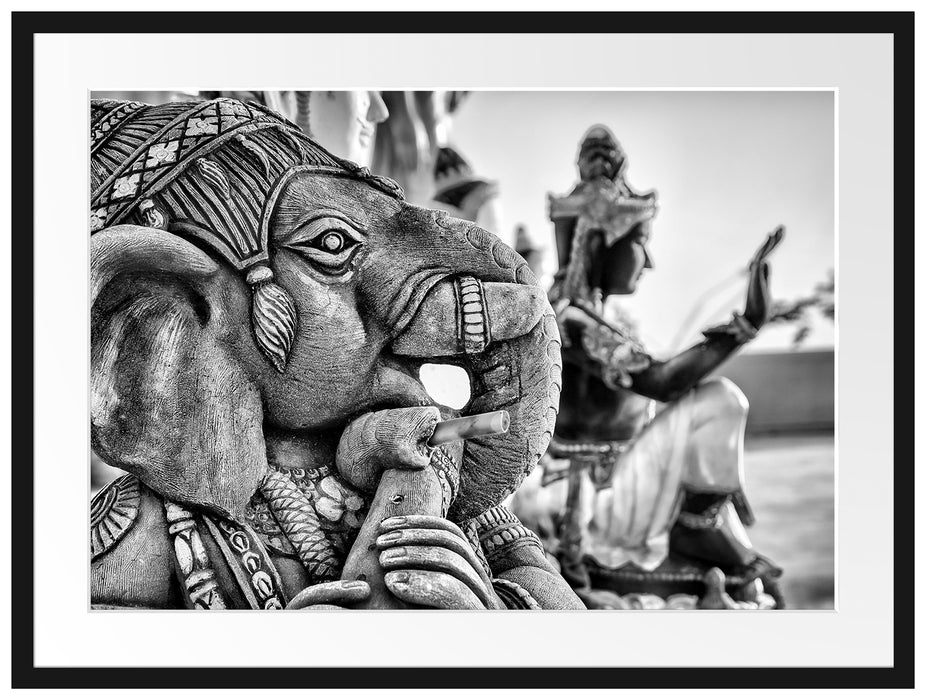 Elefantengottheit in Thailand Passepartout 80x60