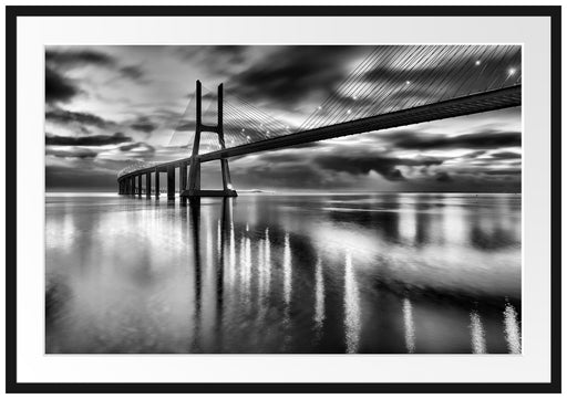 Brücke Lissabon Passepartout 100x70