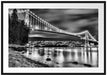 Lions Gate Bridge Vancouver Passepartout 100x70