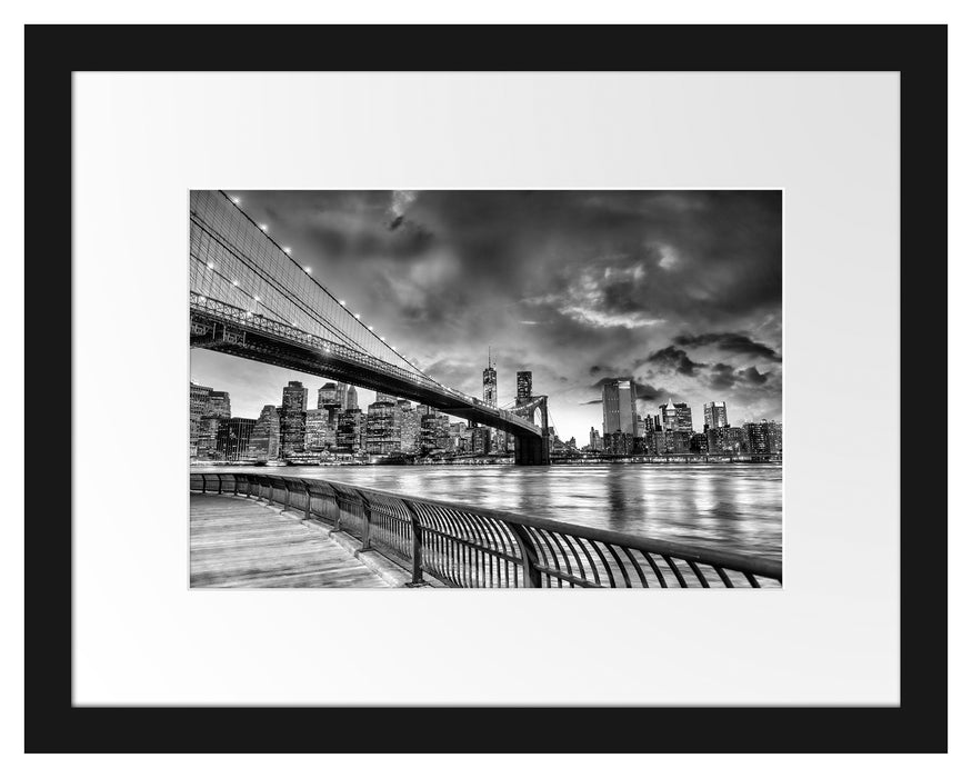 Brooklyn Bridge Park New York Passepartout 38x30