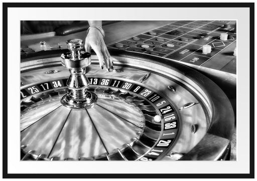 Roulette Tisch in Las Vegas Passepartout 100x70