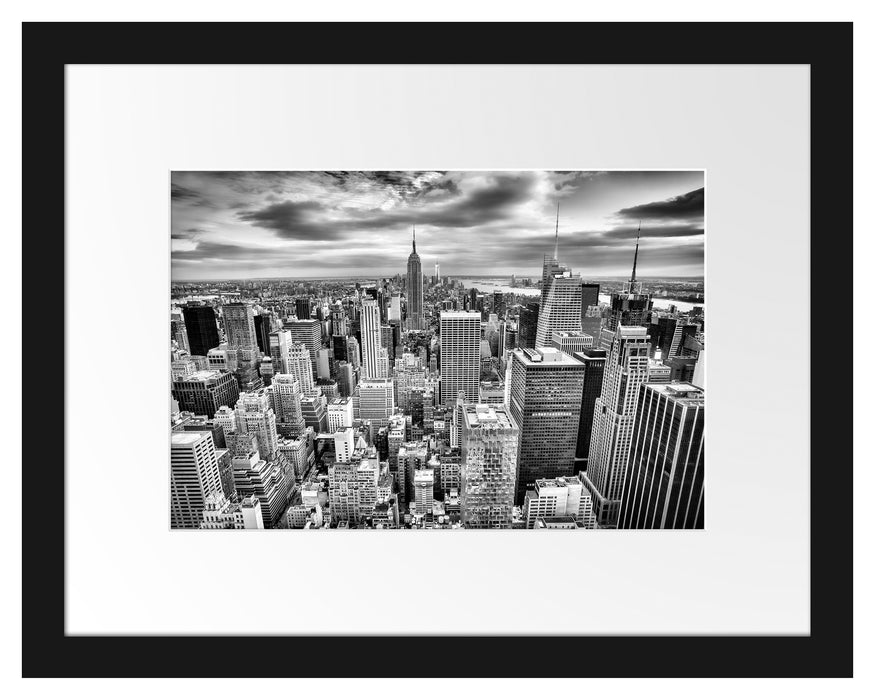 Skyline von New York Passepartout 38x30