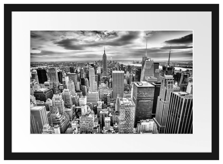 Skyline von New York Passepartout 55x40