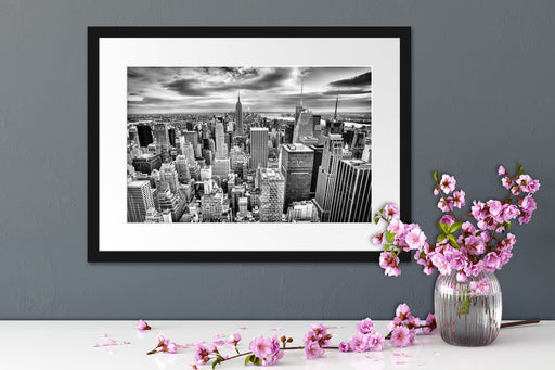 Skyline von New York Passepartout Wohnzimmer