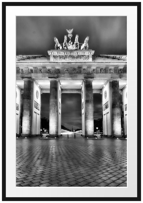 erleuchtetes Brandenburger Tor Passepartout 100x70