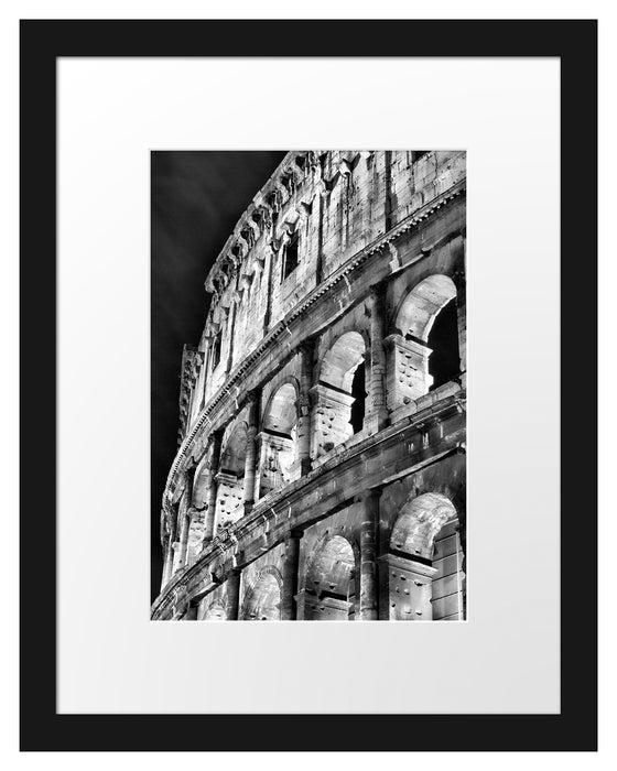 Kolosseum in Rom bei Nacht Passepartout 38x30