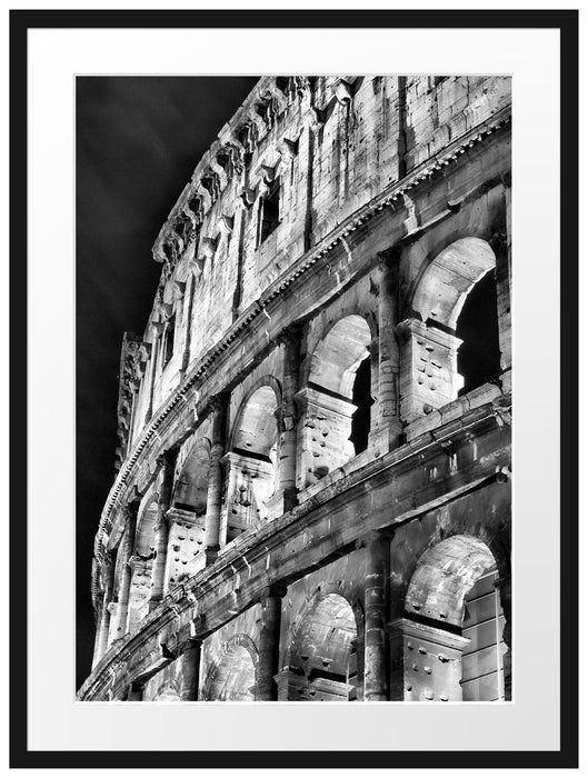 Kolosseum in Rom bei Nacht Passepartout 80x60
