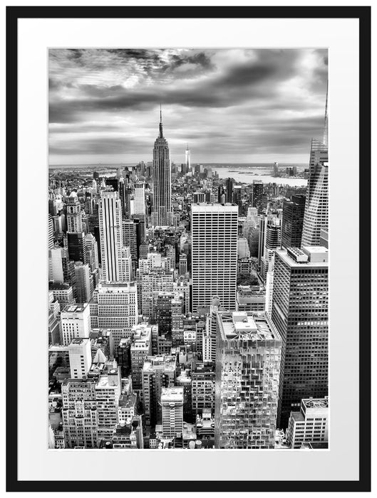 Skyline von New York Passepartout 80x60
