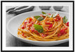 Rustikale italienische Spaghetti Passepartout 100x70