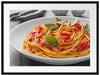 Rustikale italienische Spaghetti Passepartout 80x60