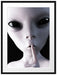 Alien - nicht reden Passepartout 80x60