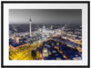 Berlin City Panorama Passepartout 80x60