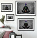 Meditation mit den 7 Chakren Passepartout Dekovorschlag