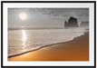 Sonnenuntergang Ozean Passepartout 100x70