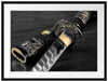 strahlendes Samurai-Schwert Passepartout 80x60