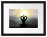 Yoga und Meditation Passepartout 38x30