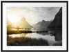 Milford Sound Neuseeland Passepartout 80x60