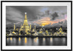 Tempel Bangkok Thailand Passepartout 100x70