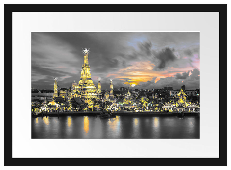Tempel Bangkok Thailand Passepartout 55x40