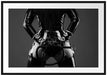 Sexy Domina im Latexkostüm Passepartout Rechteckig 100