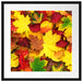 Herbstblätter Passepartout Quadratisch 55x55