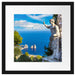 Insel Capri in Italien Passepartout Quadratisch 40x40