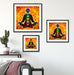 Meditation mit den 7 Chakren Kunst Quadratisch Passepartout Wohnzimmer