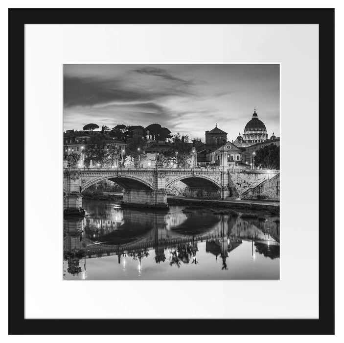 Rom Kathedrale St. Peter Passepartout Quadratisch 40x40