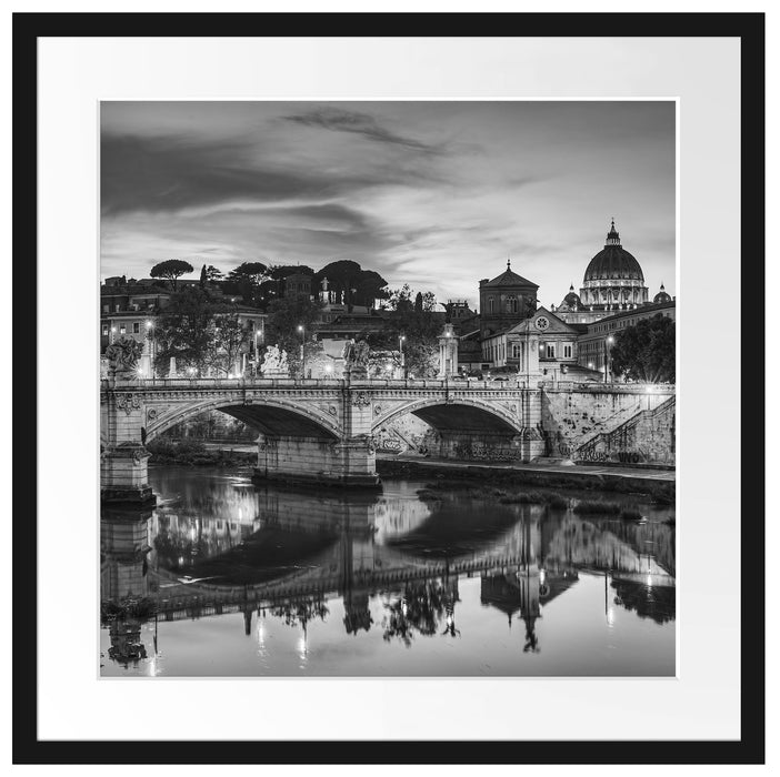 Rom Kathedrale St. Peter Passepartout Quadratisch 55x55