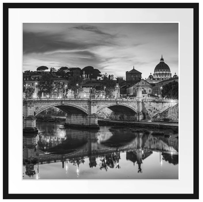 Rom Kathedrale St. Peter Passepartout Quadratisch 70x70