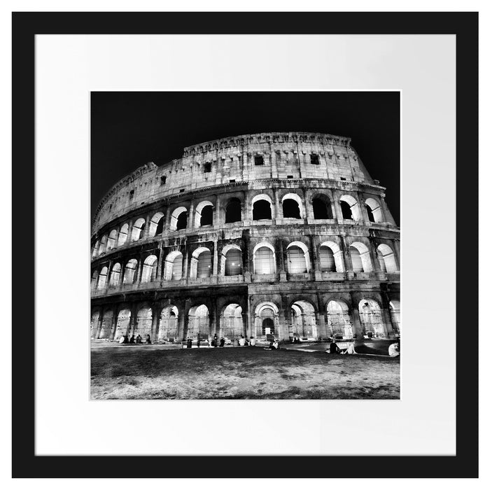 Colosseum in Rom Italien Italy Passepartout Quadratisch 40x40