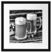 Bier Bierglas Passepartout Quadratisch 40x40