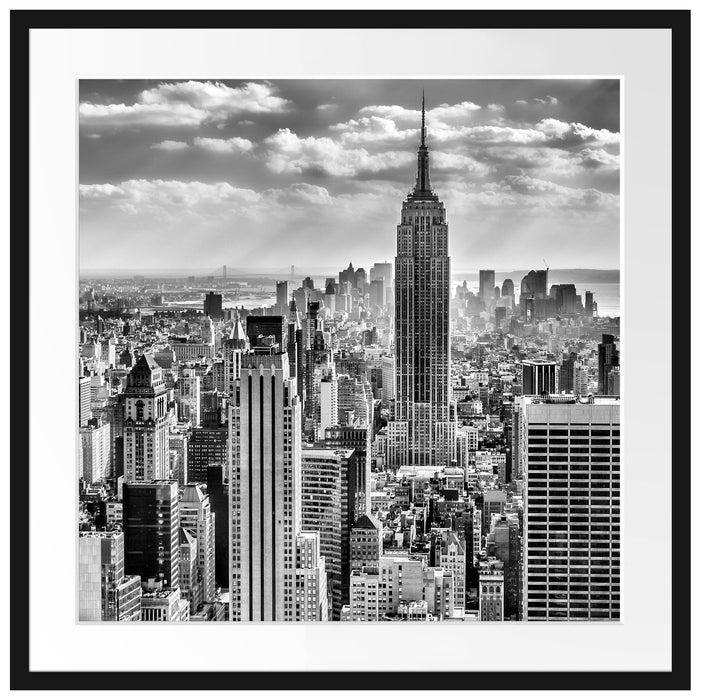 New York, Manhattan Passepartout Quadratisch 70x70