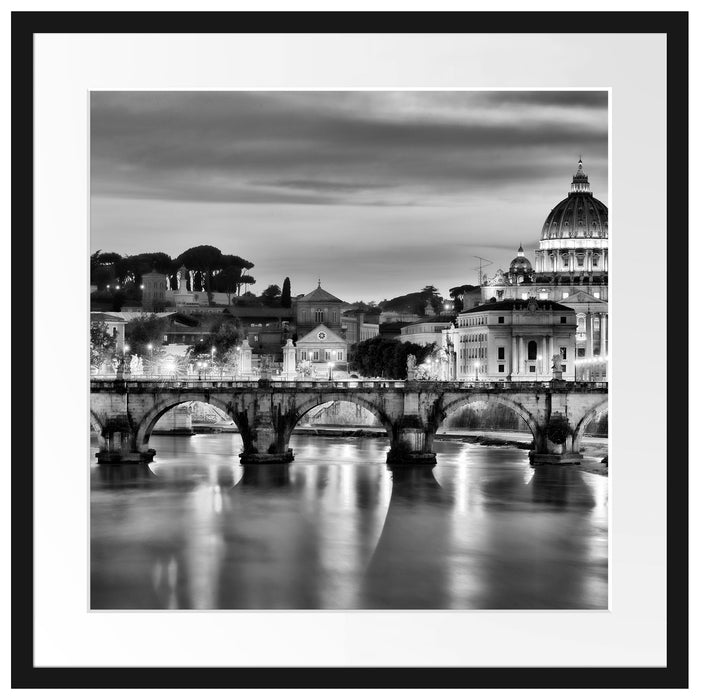 Vatikan Petersplatz Passepartout Quadratisch 55x55