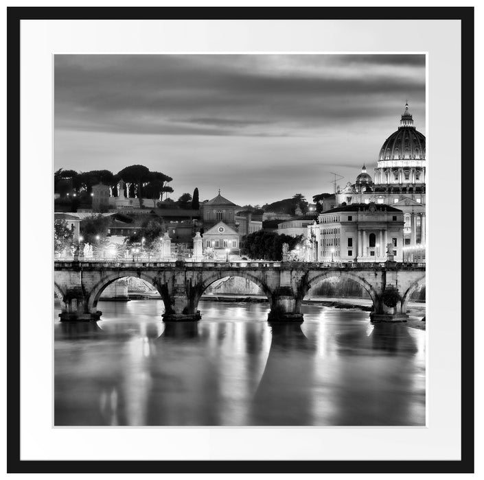 Vatikan Petersplatz Passepartout Quadratisch 70x70