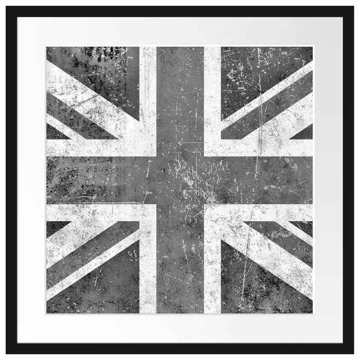 Union Jack Passepartout Quadratisch 55x55