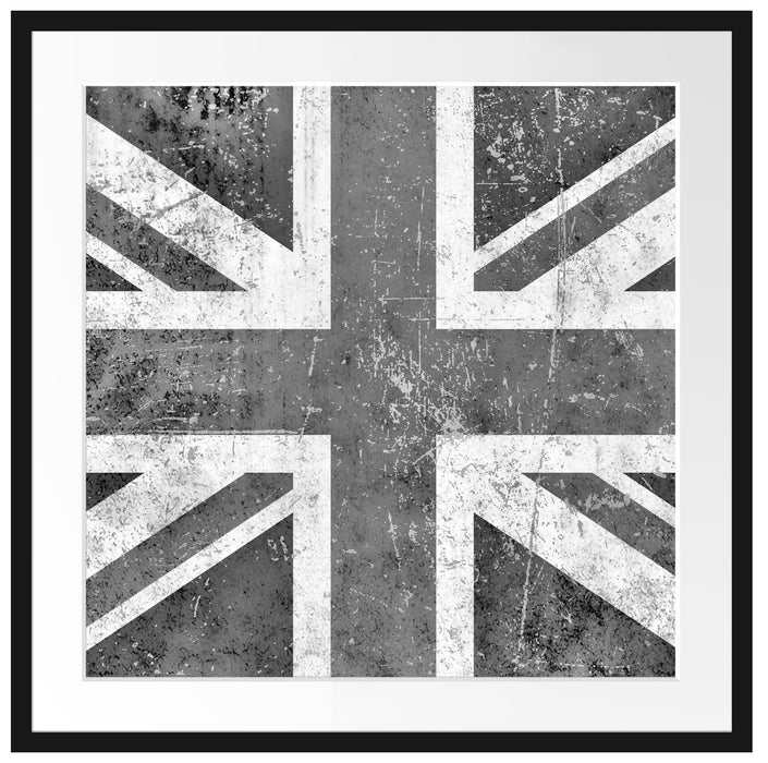 Union Jack Passepartout Quadratisch 70x70