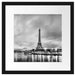 Eifelturm Paris bei Nacht Passepartout Quadratisch 40x40