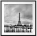 Eifelturm Paris bei Nacht Passepartout Quadratisch 70x70