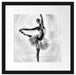 Ästhetische Ballerina Passepartout Quadratisch 40x40