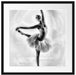 Ästhetische Ballerina Passepartout Quadratisch 55x55