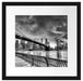 Brooklyn Bridge Park New York Passepartout Quadratisch 40x40