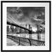 Brooklyn Bridge Park New York Passepartout Quadratisch 55x55