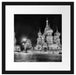 Basilius Kathedrale in Moskau Passepartout Quadratisch 40x40