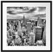 Skyline von New York Passepartout Quadratisch 55x55