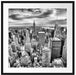 Skyline von New York Passepartout Quadratisch 70x70